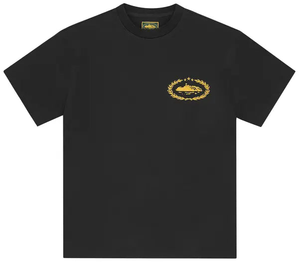 Corteiz RTW Royale Heavyweight T-Shirt - Black / Yellow